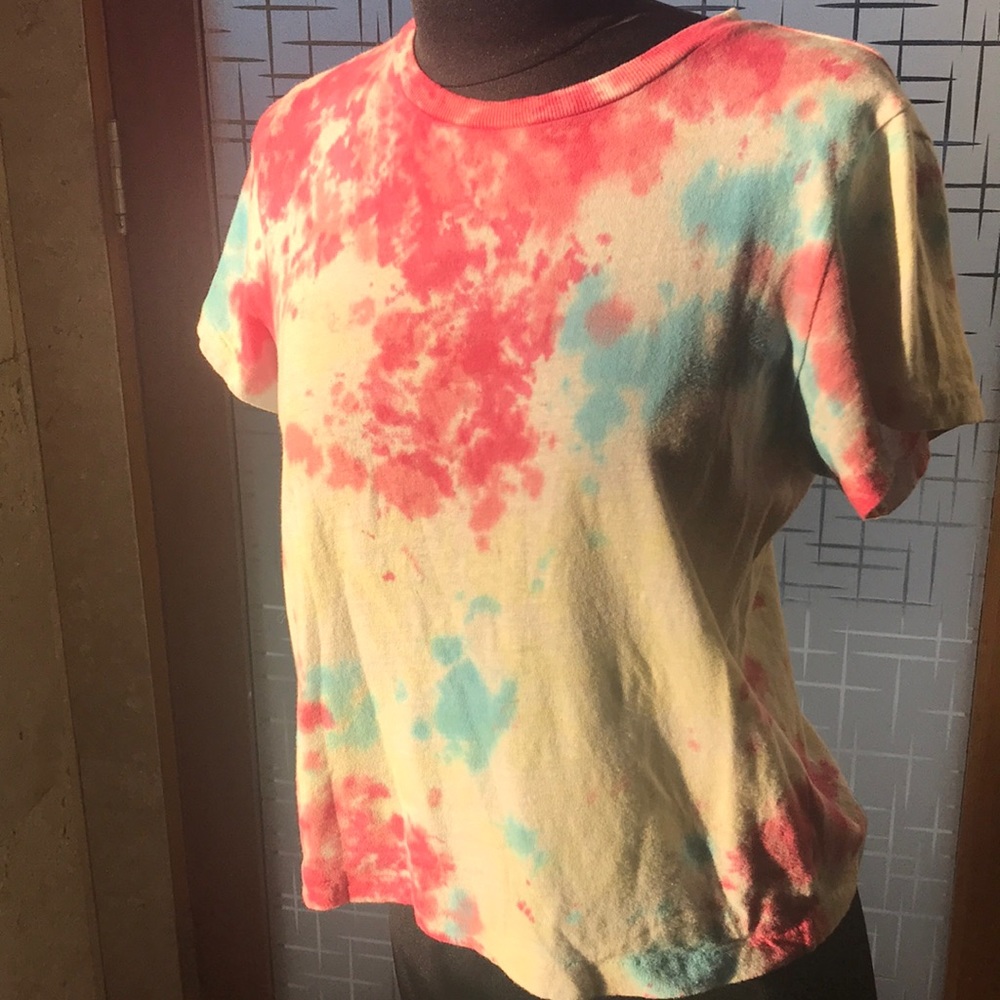 ReDone tie dye short sleeve T-shirt